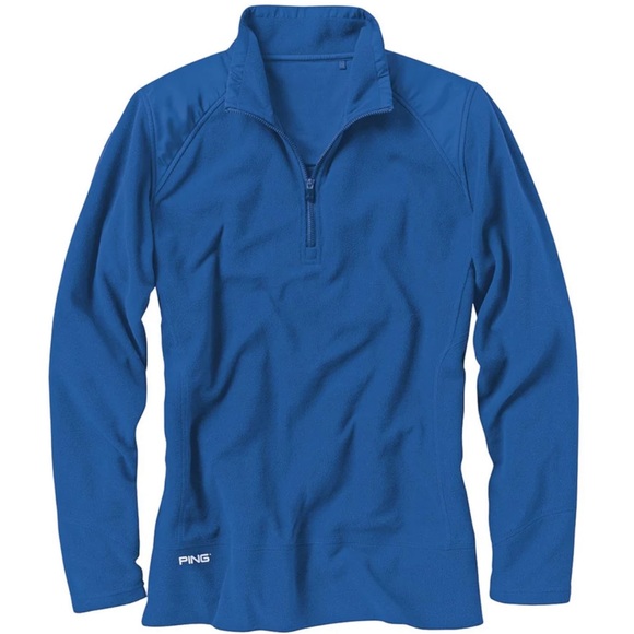 NWT • PING • 💙 • Women's Cobalt Blue Nineteenth Quarter Zip Fleece • Size S - Picture 13 of 13
